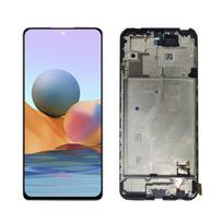 LCD ekranas suderinamas su Xiaomi Redmi Note 10 Pro juodas su rėmeliu HQ