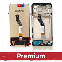 LCD ekranas suderinamas su Xiaomi Poco M4 Pro 5G / Redmi Note 11S 5G (Note 11T 5G) juodas su rėmeliu OEM