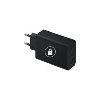 Įkroviklis Samsung TRIO EP-TA6350N juodas 65W originalus (2xUSB-C / USB / SuperFast)