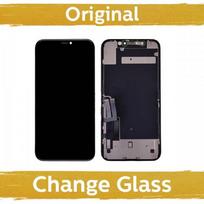 LCD Ekranas iPhone 11 Juodas (LG versija + metalinė plokštelė) (atnaujintas: Kinija)