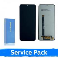 LCD ekranas skirtas Samsung G736 Xcover 6 Pro juodas (Service Pack / Aftermarket)(NF versija)