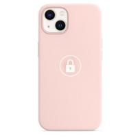 Telefono dėklas Silicone Case v2, skirtas iPhone 13, Chalk Pink, pakuotėje