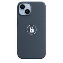 Dėklas "Silicone Case v2" skirtas iPhone 14 Plus / Storm Blue / su įpakavimu
