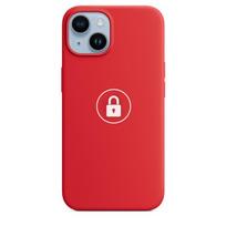 Dėklas "Silicone Case v2" skirtas iPhone 14 Plus / Red / su įpakavimu