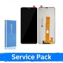 LCD ekranas suderinamas su Samsung A125 A12 / A022 A02 4G juodas (Service Pack / Aftermarket)(NF versija)