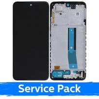 LCD ekranas suderinamas su Xiaomi Redmi Note 11 / Poco M4 Pro 4G juodas su rėmu (Service Pack)
