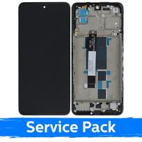 LCD ekranas suderinamas su Xiaomi Poco X3 GT (2021) juodas su rėmeliu (Service Pack)