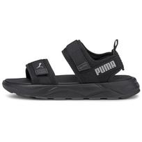 PUMA RS-Sandal Unisex Juodi Aukšto Paaukštinimo Atviru Pirštu Gyvenimo Būdo Sandalai 374862-02 EU 43