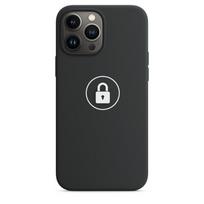 Telefono dėklas Silicone Case v2, skirtas Apple iPhone 13 Pro Max, Midnight Black, originalios pakuotėje
