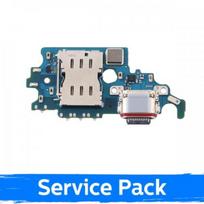 Krovimo lizdas skirtas Samsung G991 S21 su lanksčiąją jungtimi / plata (Service Pack)