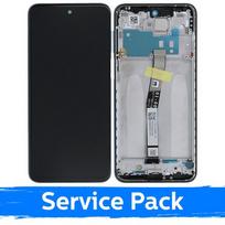 LCD ekranas suderinamas su Xiaomi Redmi Note 9S (Note 9 Pro) su rėmeliu / Interstellar pilka / (Service Pack)