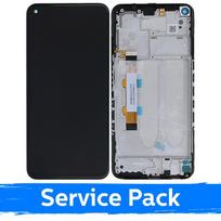 LCD ekranas suderinamas su Xiaomi Redmi Note 9T / Note 9 5G su rėmeliu juodas (Service Pack)