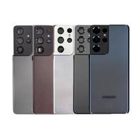 Galinis dangtelis suderinamas su Samsung G998 S21 Ultra / Phantom Silver / (su kameros lęšiu) OEM