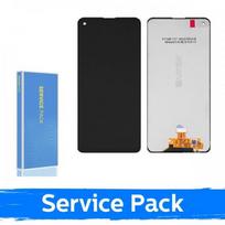 LCD ekranas skirtas Samsung A217 A21s juodas (Service Pack / Aftermarket)(NF versija)