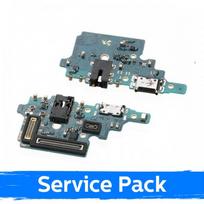 Įkrovimo jungtis suderinama su Samsung N770 Note 10 Lite su laideline / sidabrinė (Service Pack)