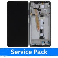 LCD ekranas, suderinamas su Xiaomi Poco X3 Pro (X3) su rėmu / juodas / (Service Pack)