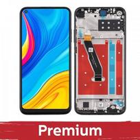LCD ekranas, suderinamas su Huawei P40 Lite E su rėmu / Aurora Blue / OEM