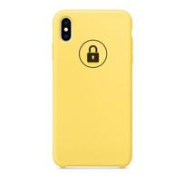 Telefono Dėklas Silicone Case iPhone X (XS) / Canary Yellow / pakuotėje