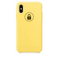 Telefono Dėklas Silicone Case iPhone X (XS) / Yellow Mellow / pakuotėje