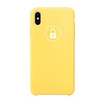 Telefono Dėklas Silicone Case Apple iPhone Xs Max / Canary Yellow / pakuotėje