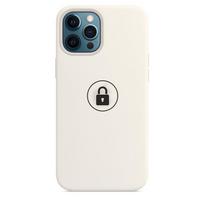 Telefono Dėklas Silicone Case Apple iPhone 12 Mini / baltas / pakuotėje