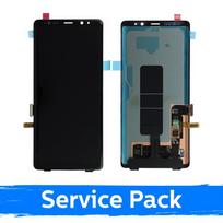 Ekranas skirtas Samsung N950 Note 8 juodas (Service Pack) (NF version)