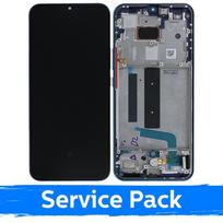 LCD ekranas suderinamas su Xiaomi Mi 10 Lite 5G su rėmeliu / Aurora Blue / (Service Pack)