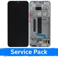 LCD ekranas suderinamas su Xiaomi Mi 10 Lite 5G su rėmeliu / Dream White / (Service Pack)