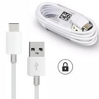 USB laidas Samsung EP-DG970BBE S10 baltas originalus (Type-C)