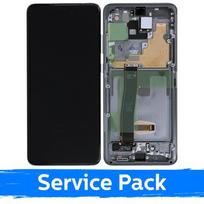 Ekranas skirtas Samsung G988 S20 Ultra su rėmeliu / Cosmic Grey / (Service Pack)