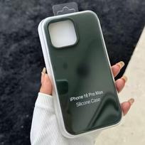 Telefono dėklas Silicone Plastic Pack Apple iPhone 12 Pro Max tamsiai žalias (pakuotėje)