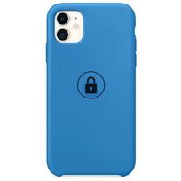 Dėklas "Silicone Case" skirtas iPhone 11 / Surf Blue / su įpakavimu