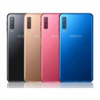 Galinis dangtelis suderinamas su Samsung A750 2018 A7 mėlynas (su kameros stikliuku) HQ