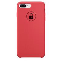 Telefono dėklas silikoninis skirtas iPhone 7 Plus (8 Plus) / Raspberry / pakuotėje