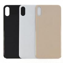 Galinis dangtelis suderinamas su iPhone XS / juodas / (didesnė kameros skylutė) / OEM