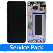 LCD ekranas suderinamas su Samsung G955 S8 Plus su rėmeliu / Orchid Gray / (Service Pack)