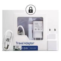 Įkroviklis Samsung EP-TA200W baltas originalus (2A / greitas įkrovimas) + Type-C laidas / (originali pakuotė)