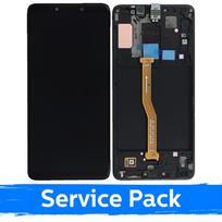 LCD ekranas suderinamas su Samsung A920 A9 juodas (Service Pack)