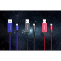 USB laidas Baseus Artistic Striped mėlynas Lightning 500cm / iki 2A