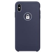 Telefono dėklas Silicone Case skirtas Apple iPhone Xs Max / Midnight Blue / pakuotėje