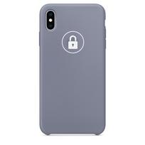 Dėklas "Silicone Case" skirtas iPhone Xs Max / Levander Gray / su įpakavimu