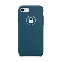 Telefono dėklas Silicone Case iPhone 7 / 8 Plus 5.5'' Greenish Blue (Cosmos Blue) originali pakuotė