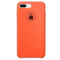 Dėklas Silicone Case iPhone 7 (iPhone 8) / Spicy Orange / pakuotėje