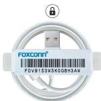 USB laidas iPhone baltas Lightning 100cm (aukšta kokybė / Foxconn pakuotė)