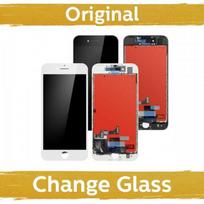 LCD ekranas suderinamas su iPhone 7 baltas (atnaujintas: Kinija)