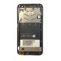 LCD ekranas skirtas HTC Desire 616 juodas su rėmeliu HQ