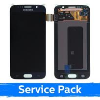 LCD ekranas skirtas Samsung G920 S6 juodas (Service Pack)