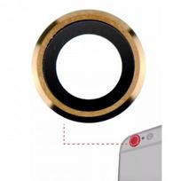 Galinės kameros stikliukas skirtas Apple iPhone 6 / 6S galinės kameros stikliukas auksinis