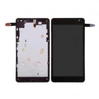 LCD ekranas suderinamas su Nokia Lumia 535 su rėmeliu juodas (CT2S versija) HQ