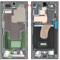 Vidurinis rėmas Samsung S918 S23 Ultra žalias originalus (service pack)